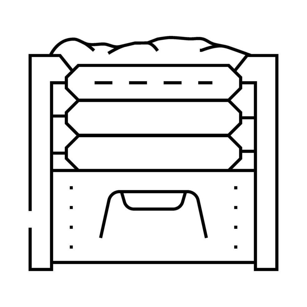 composting green living line icon illustration vector