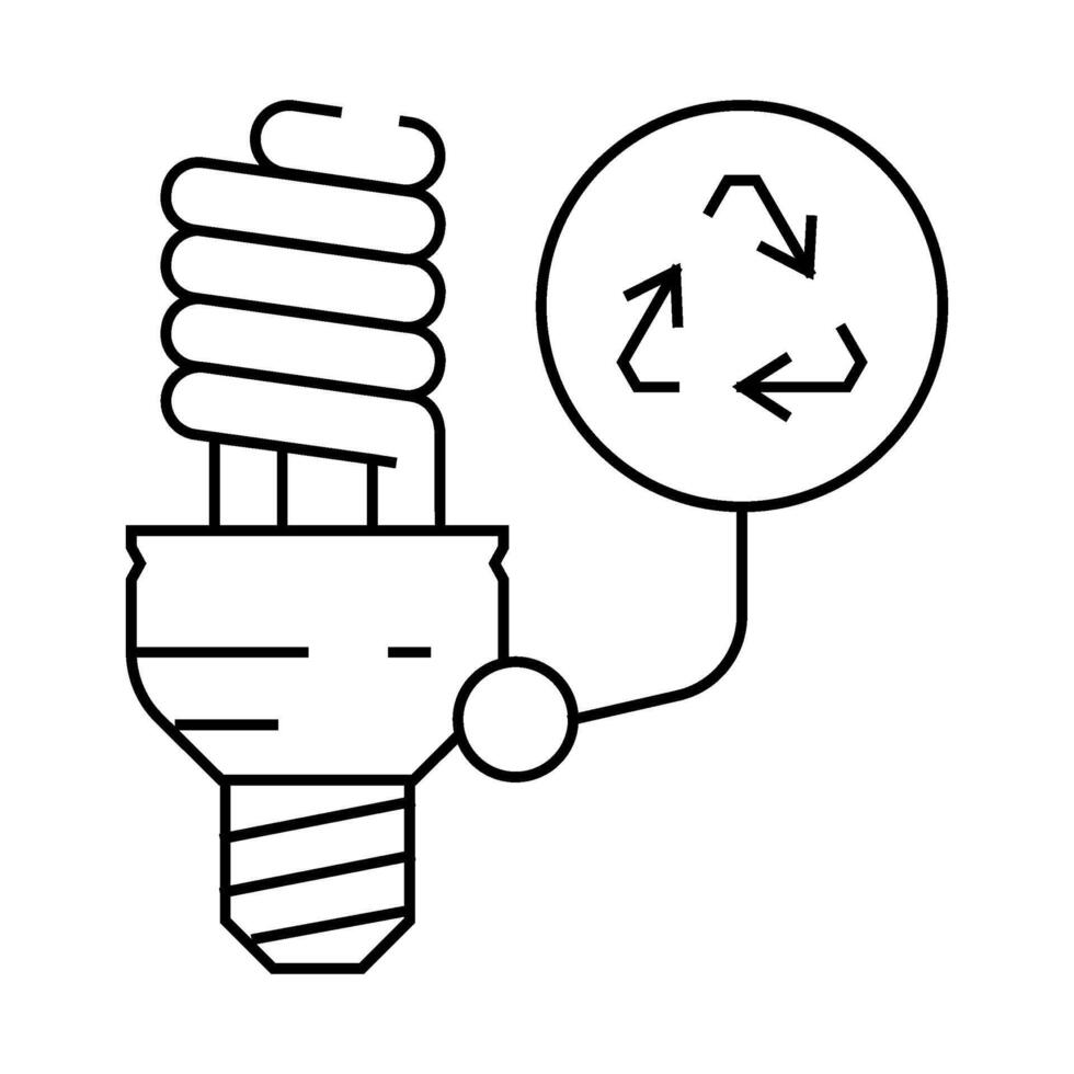 environmentally friendly product line icon illustration vector