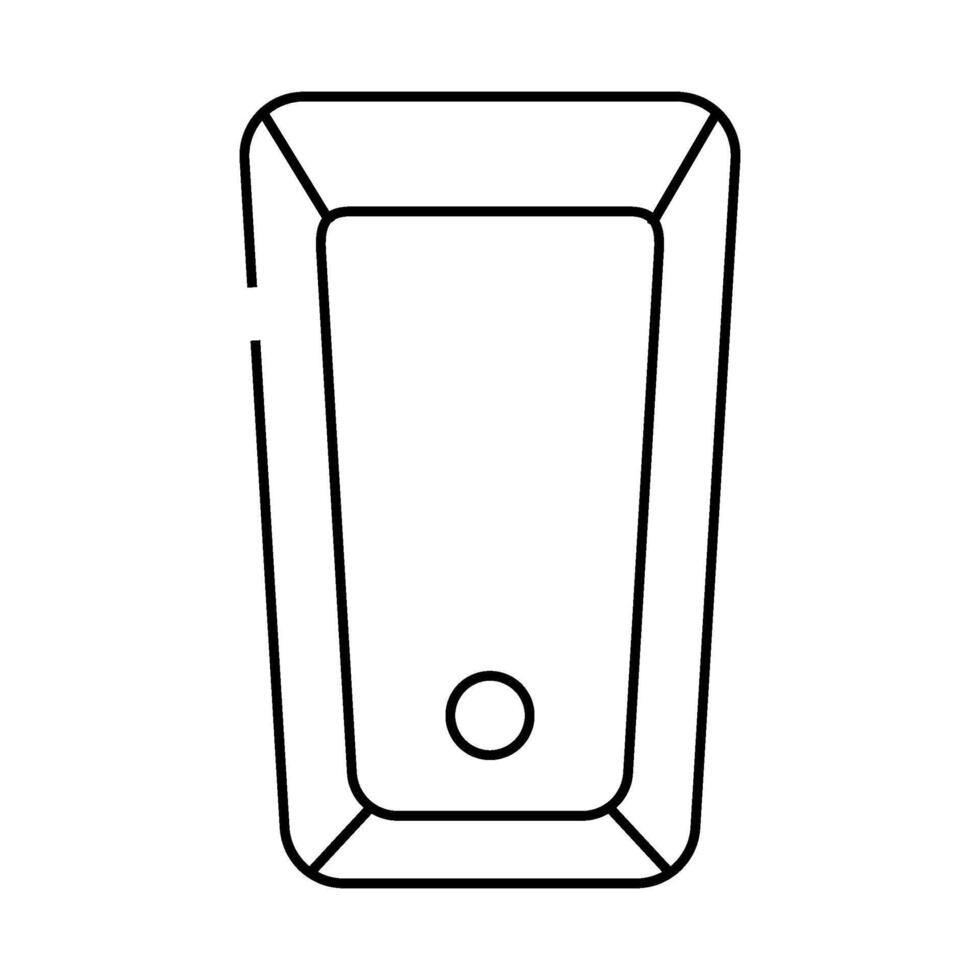bath top view line icon illustration vector
