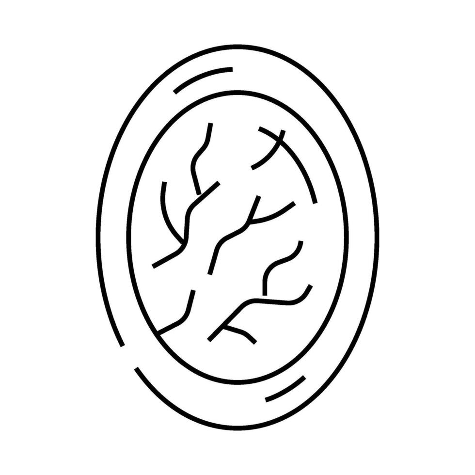 worry stones fidget toy line icon illustration vector