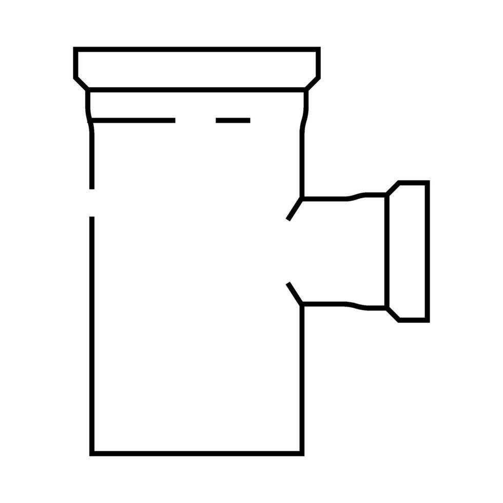 pipe pipeline line icon illustration vector