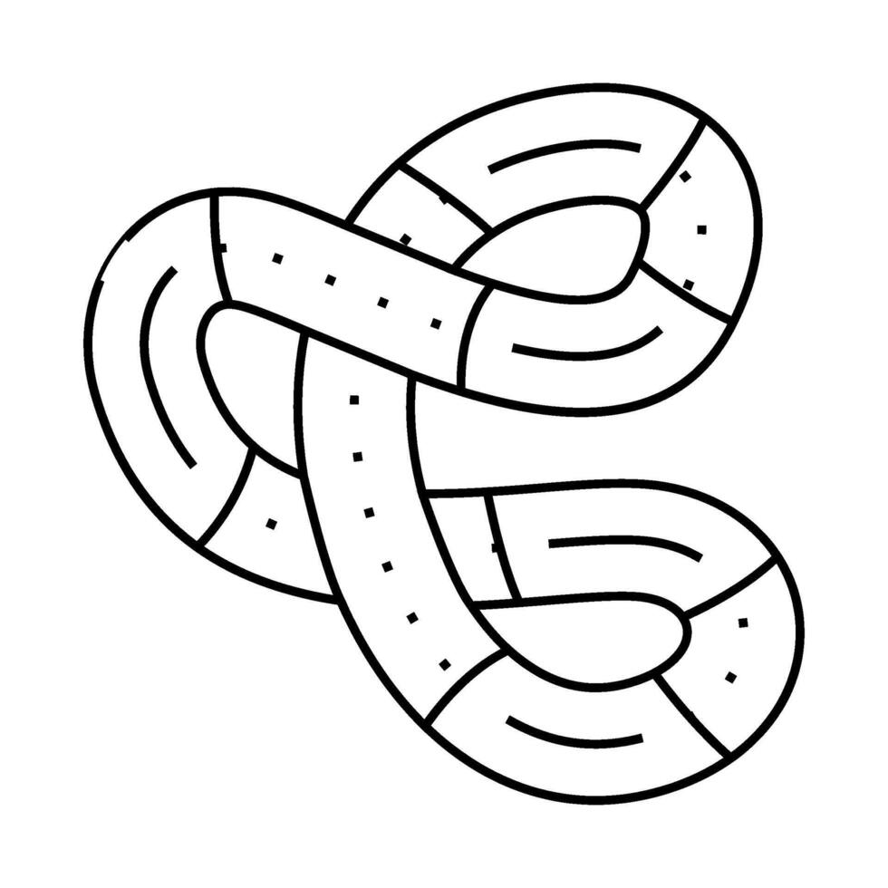 tangle toy fidget line icon illustration vector