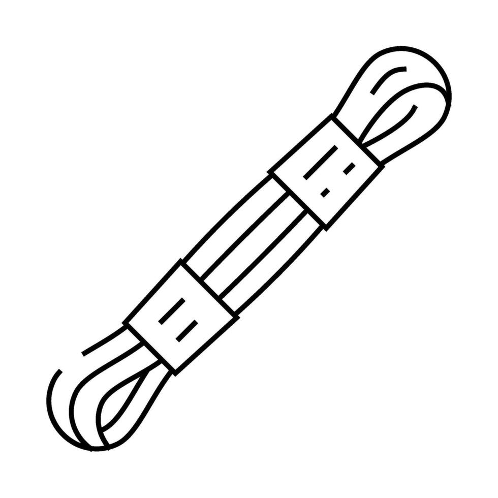 floss embroidery hobby line icon illustration vector