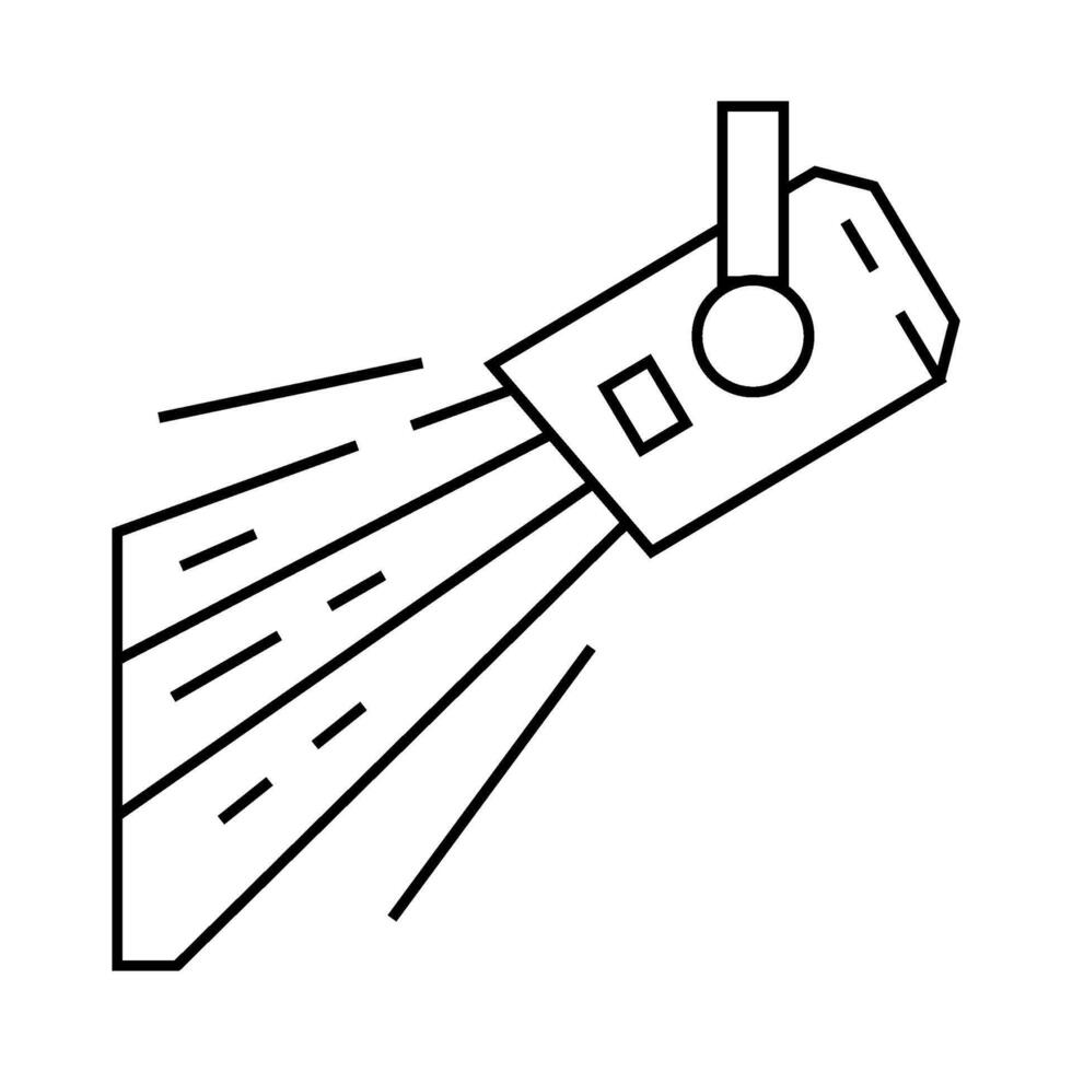 pop disco party line icon illustration vector