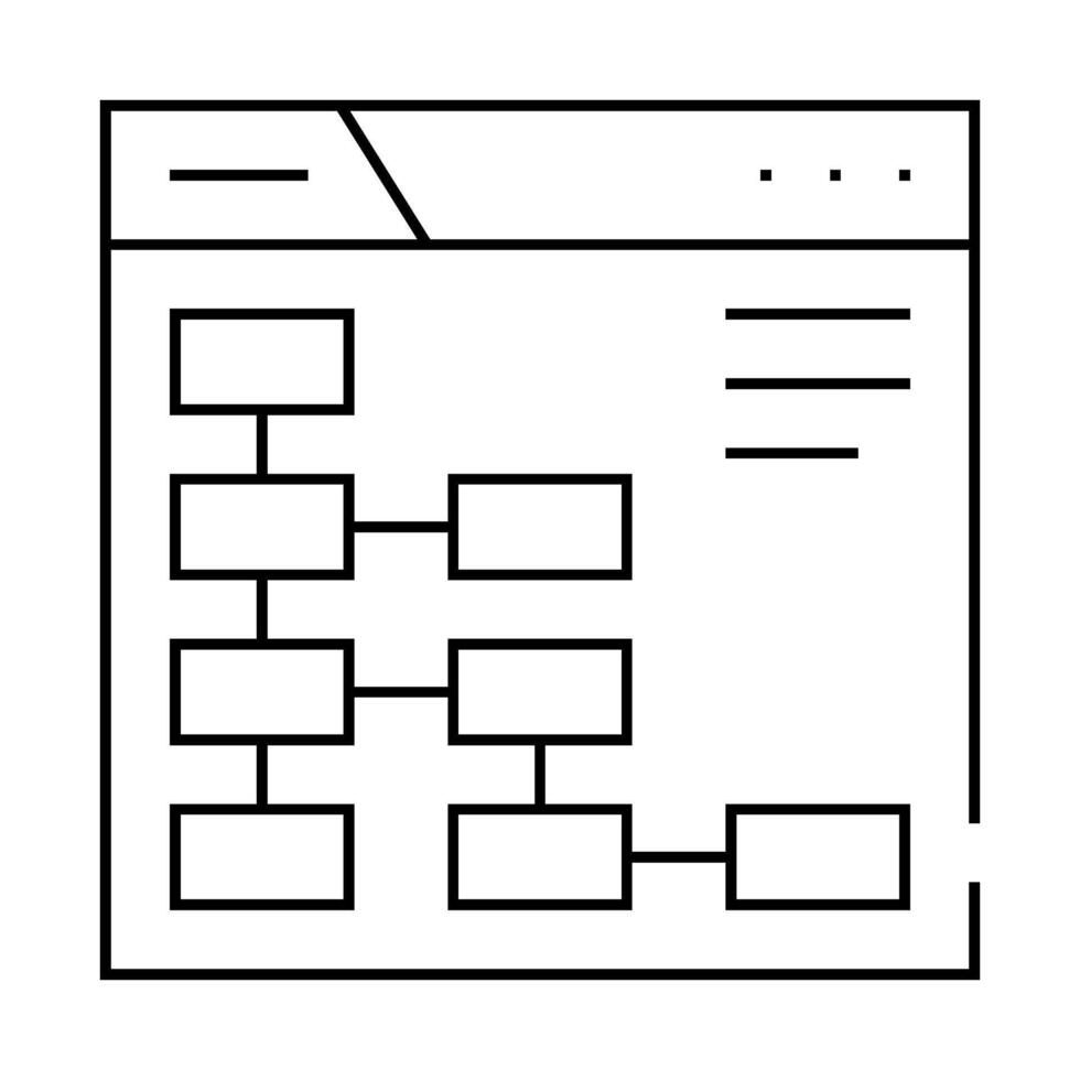 website position seo optimization line icon illustration vector
