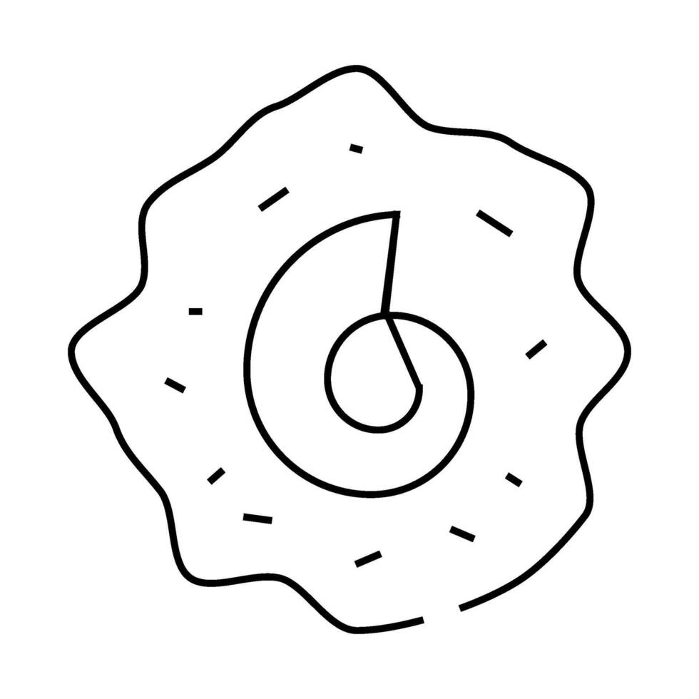 natural science lesson line icon illustration vector