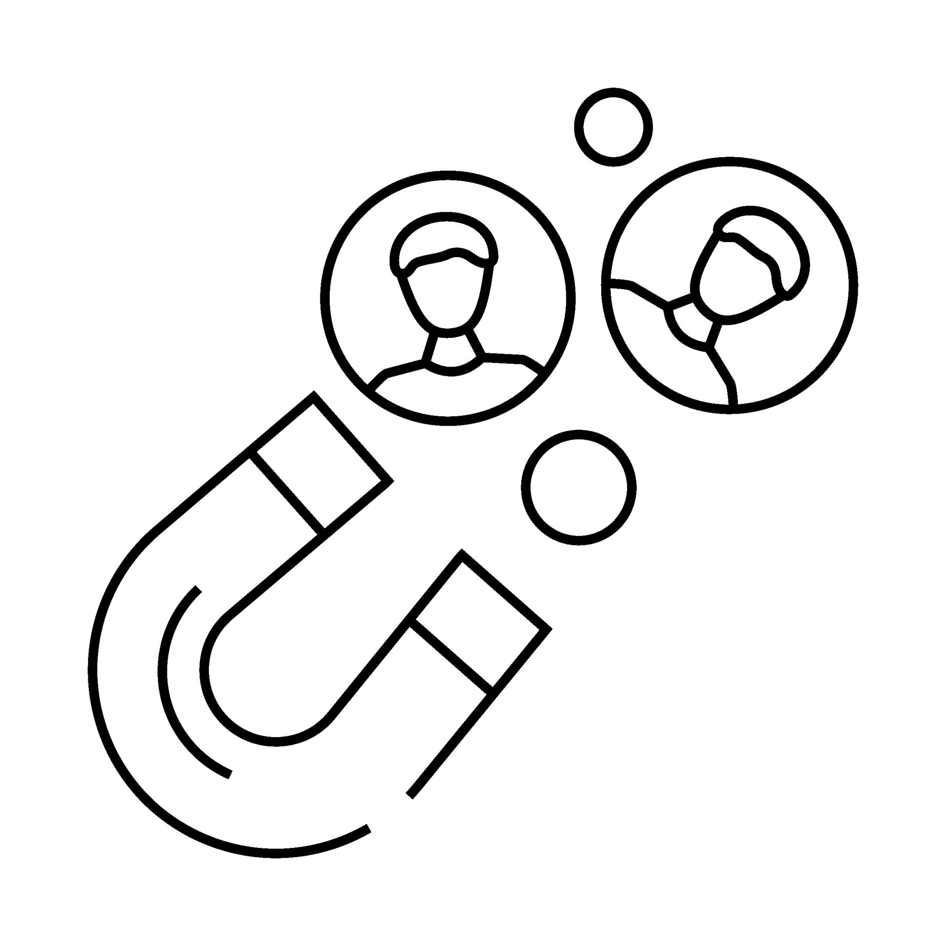 lead generation business process line icon illustration 48359301 Vector 