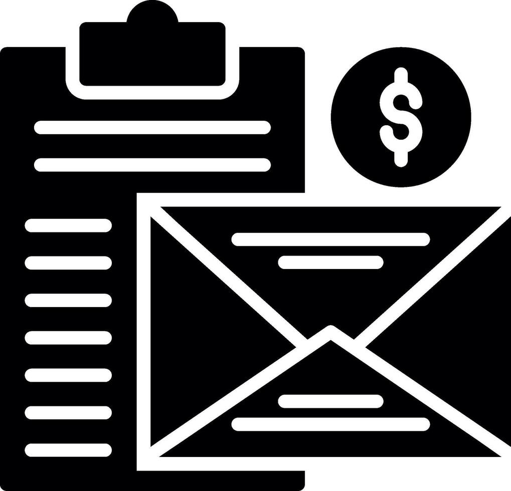 Corporate Identity Glyph Icon Design vector