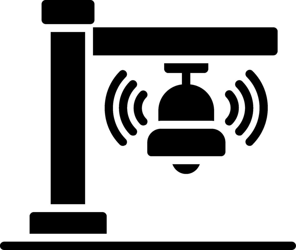 Bell Glyph Icon Design vector