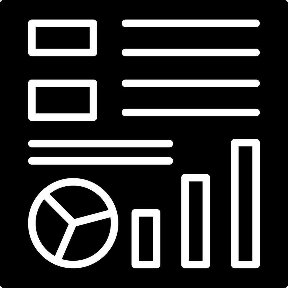 Infographic Glyph Icon Design vector