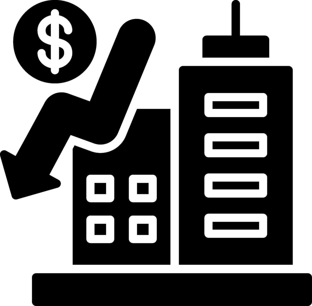 Company Glyph Icon Design vector