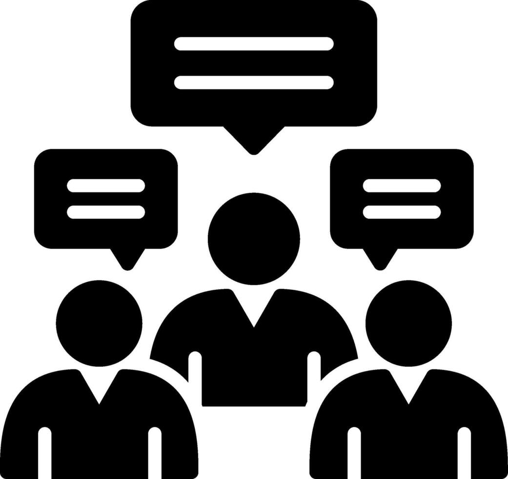Representative Glyph Icon Design vector