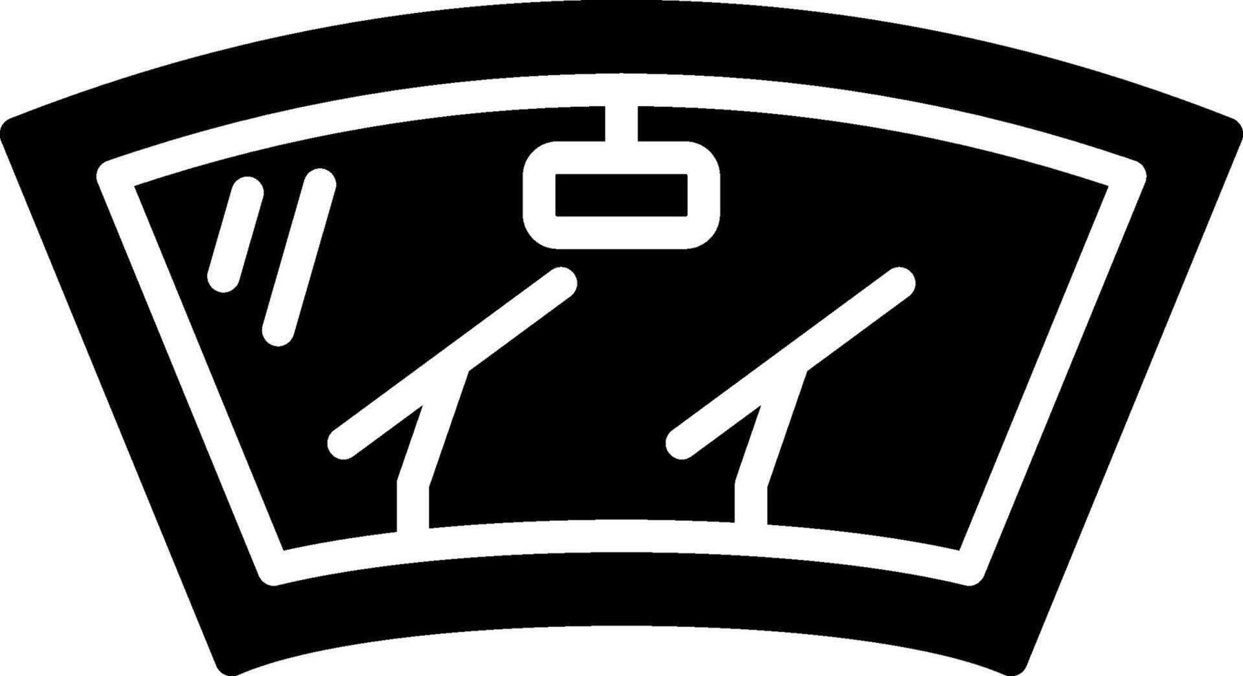 Wiper Glyph Icon Design vector