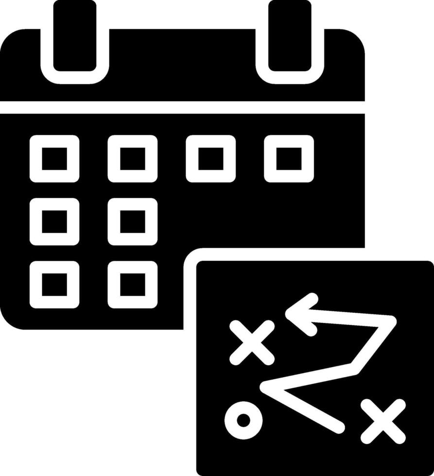 Event Planning Glyph Icon Design vector