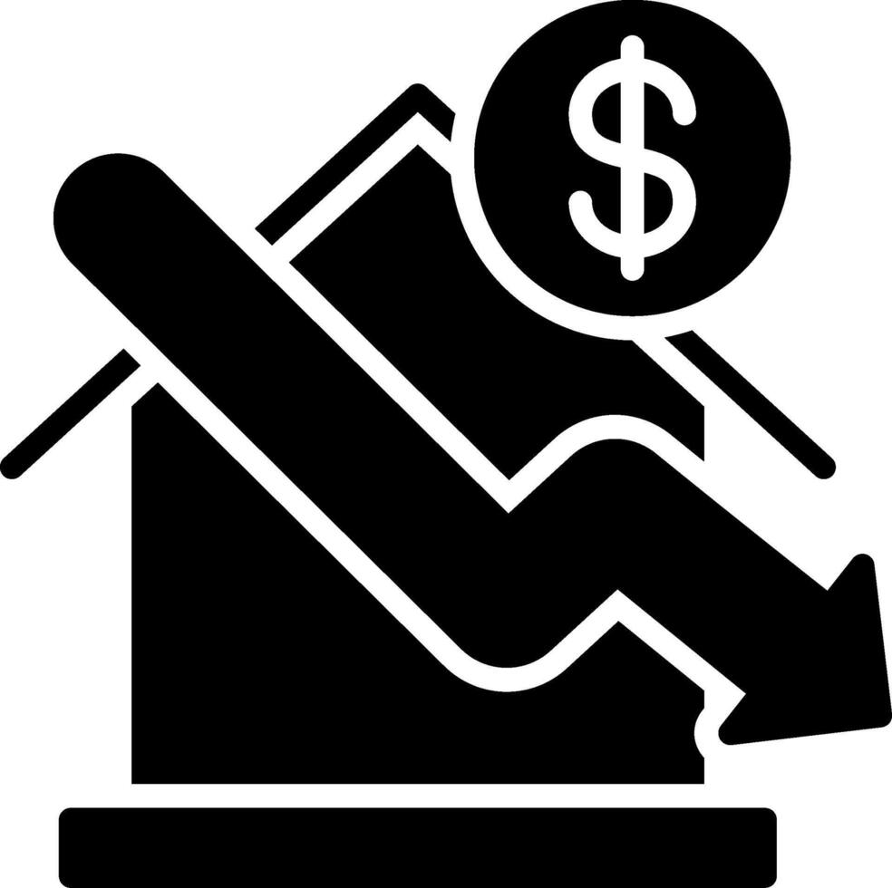 House Glyph Icon Design vector