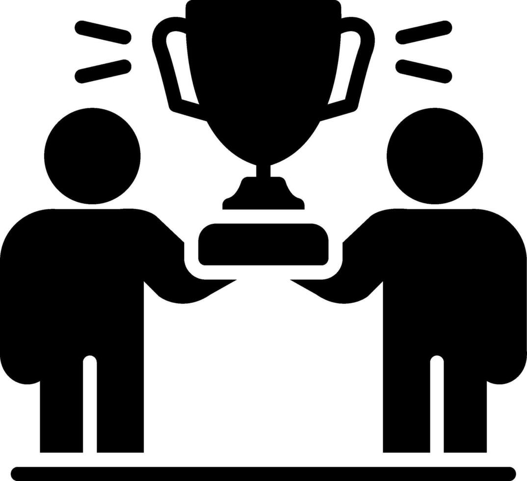 Prize Glyph Icon Design vector