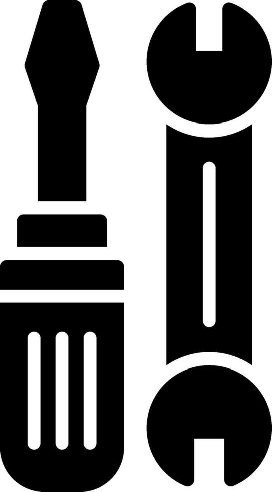 Maintenance Glyph Icon Design vector