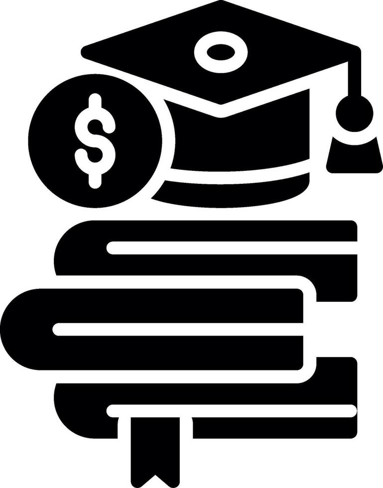 Education Glyph Icon Design vector