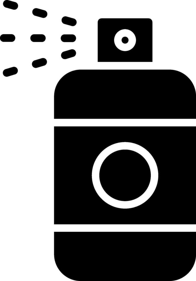 Spray Glyph Icon Design vector