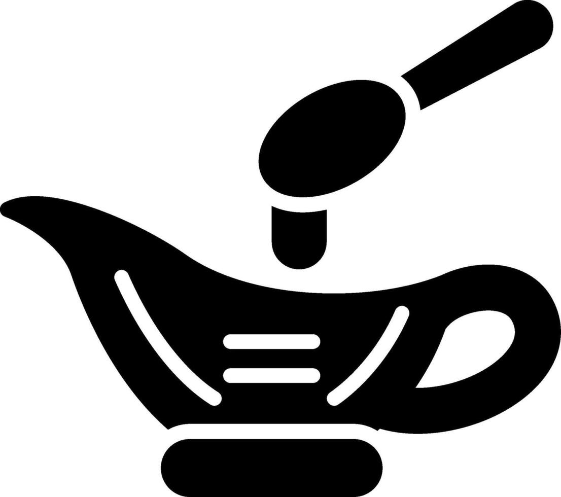 Gravy Glyph Icon Design vector