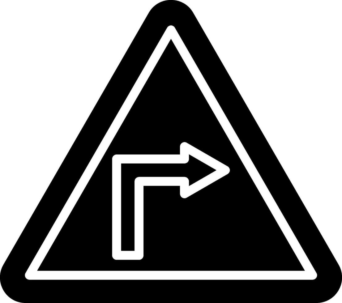 Arrow Glyph Icon Design vector