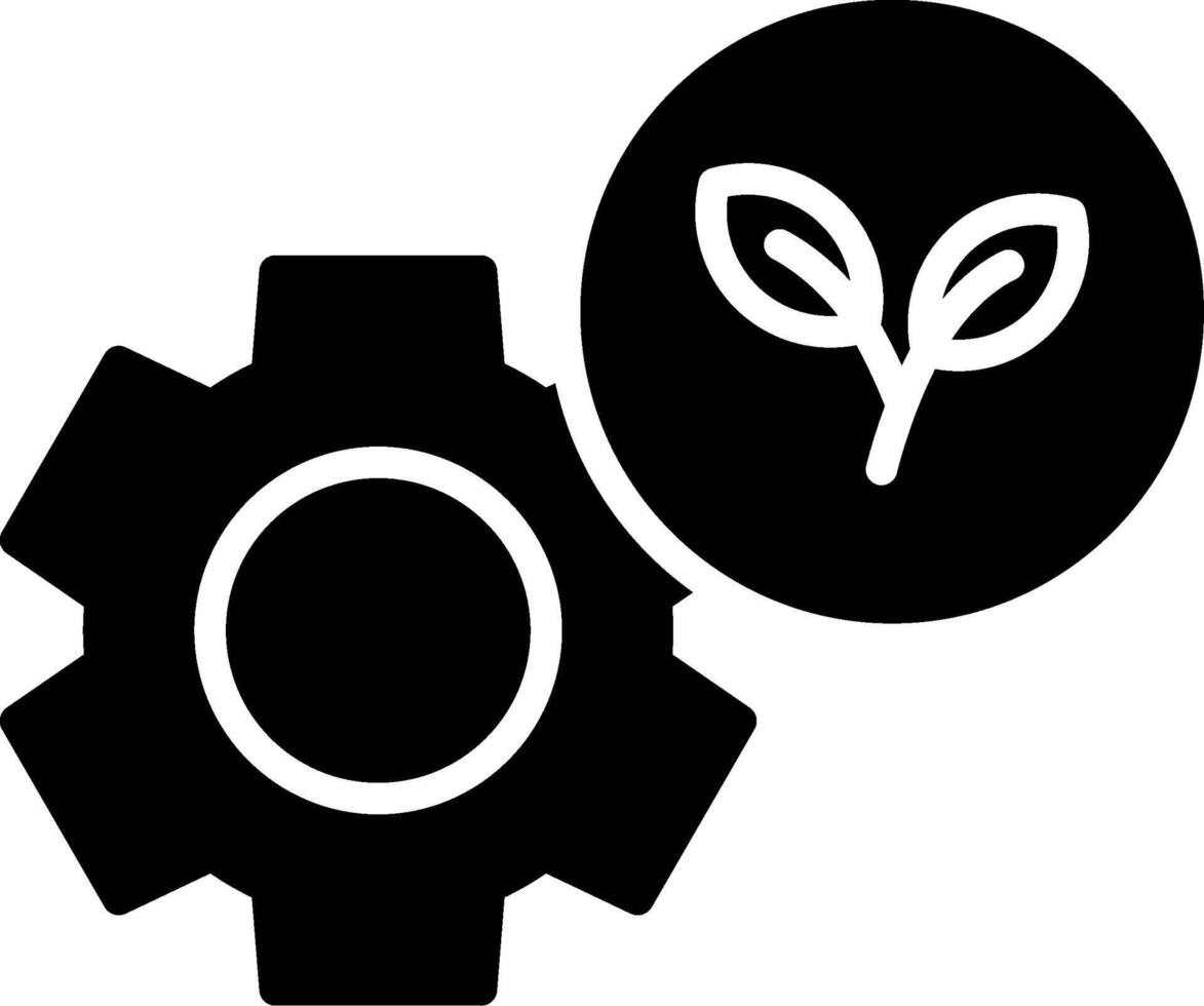 Ecology Glyph Icon Design vector
