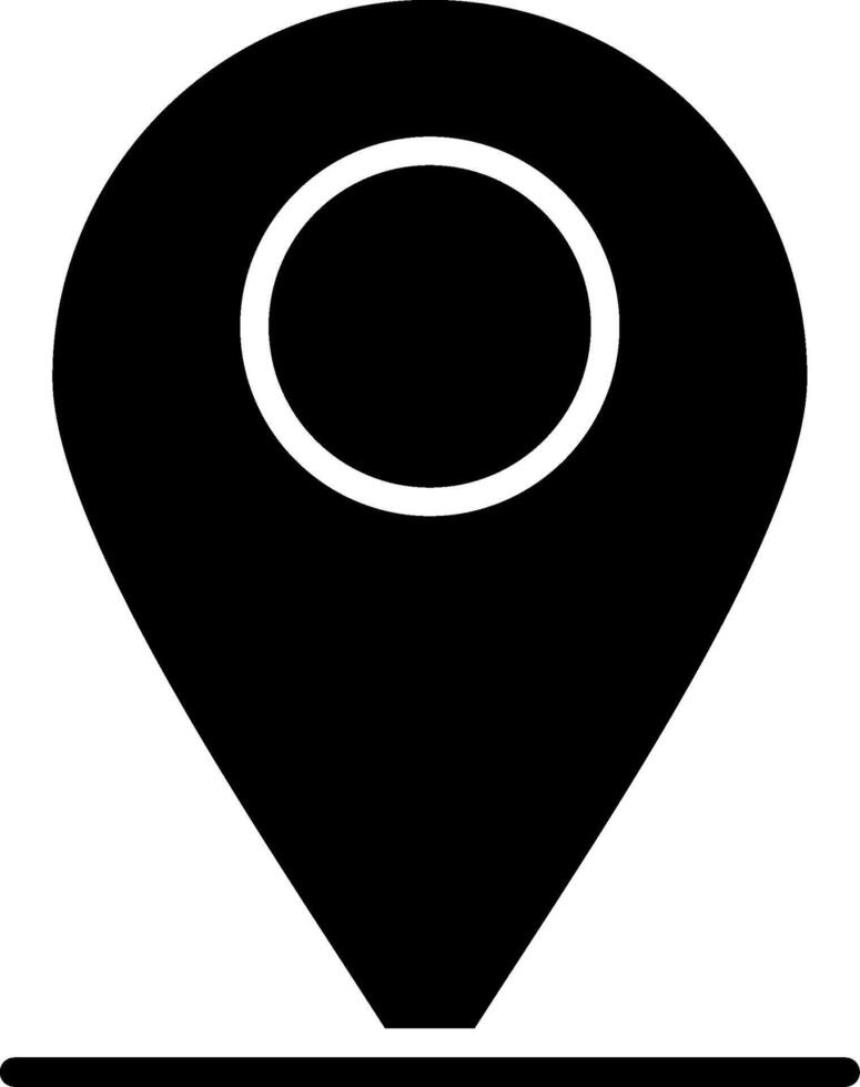Placeholder Glyph Icon Design vector