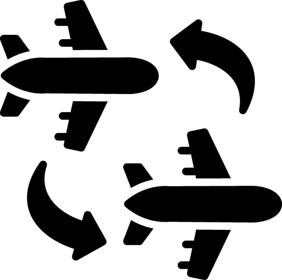 Transfer Glyph Icon Design vector