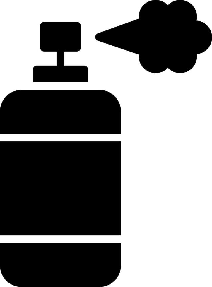 Spray Glyph Icon Design vector