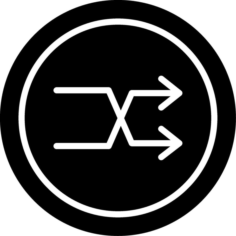 Random Glyph Icon Design vector