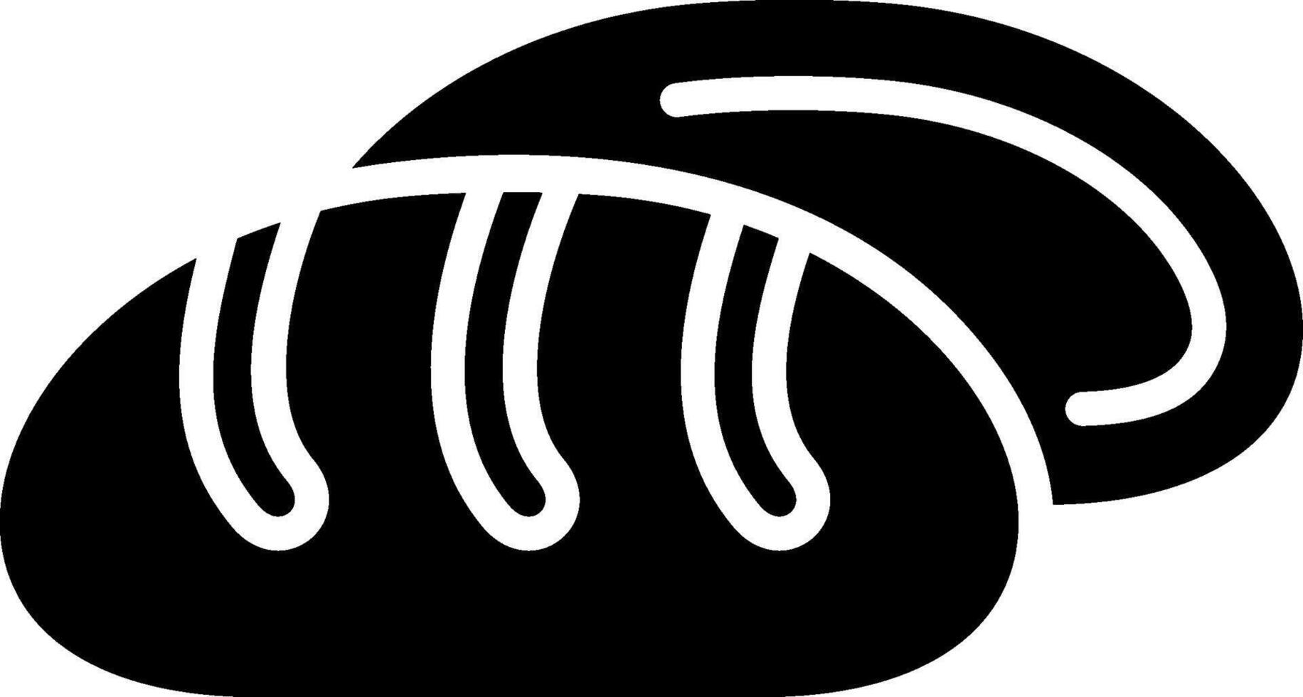 Bread Glyph Icon Design vector