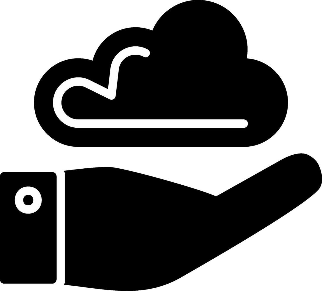Provider Glyph Icon Design vector