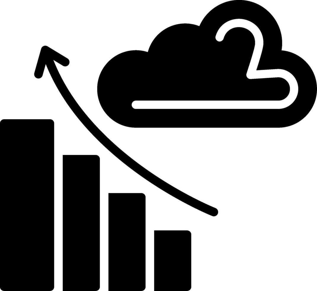 Demand Glyph Icon Design vector