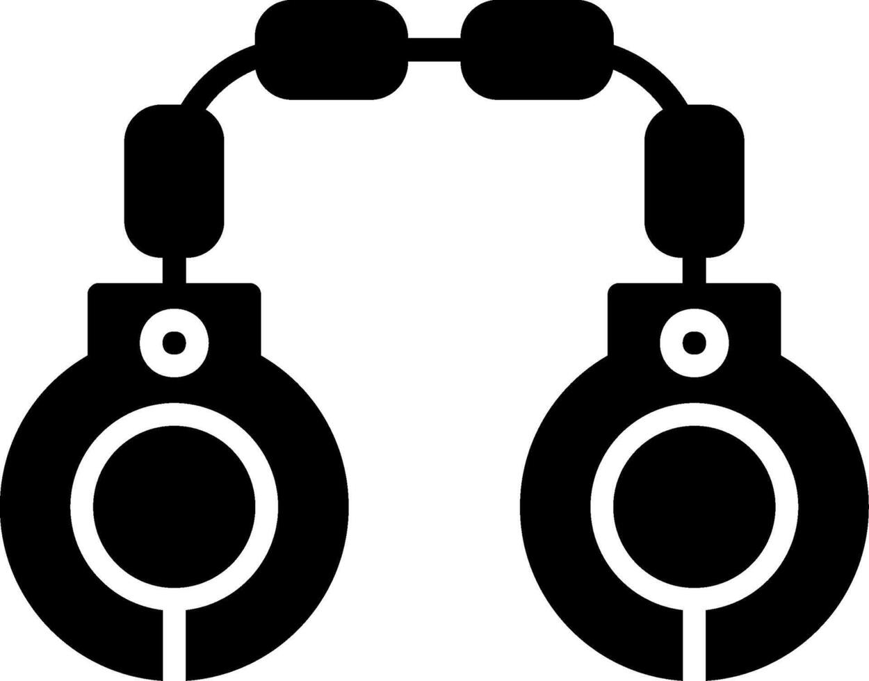 Security Glyph Icon Design vector
