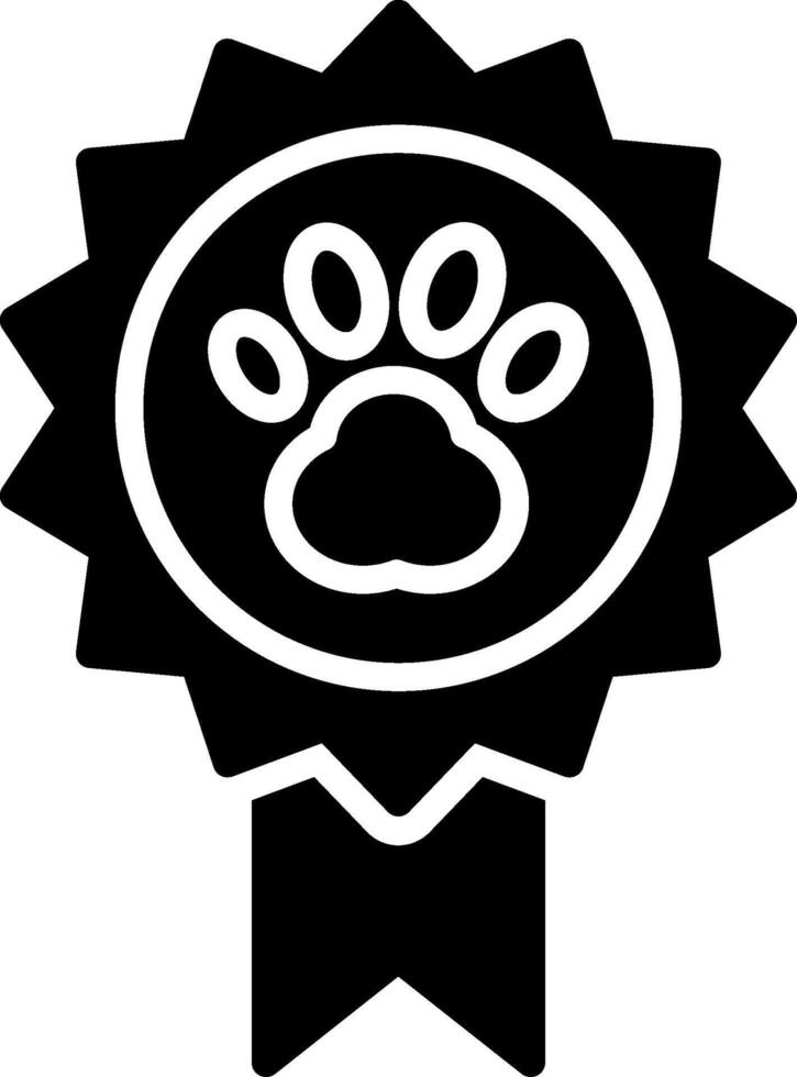 Award Glyph Icon Design vector