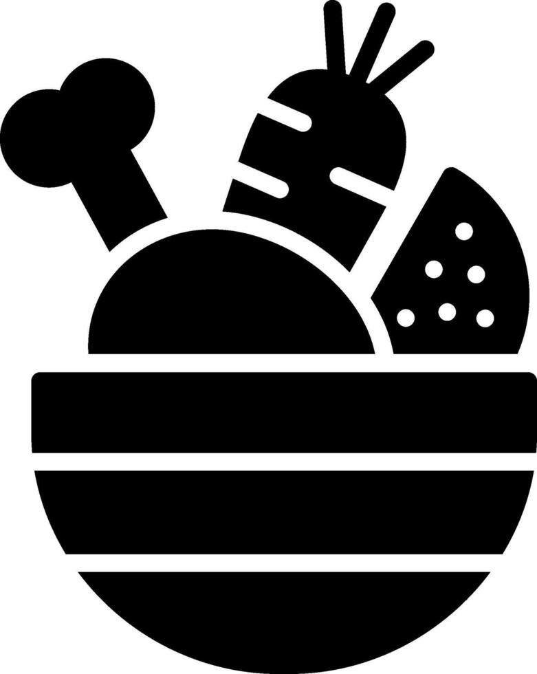 food Glyph Icon Design vector