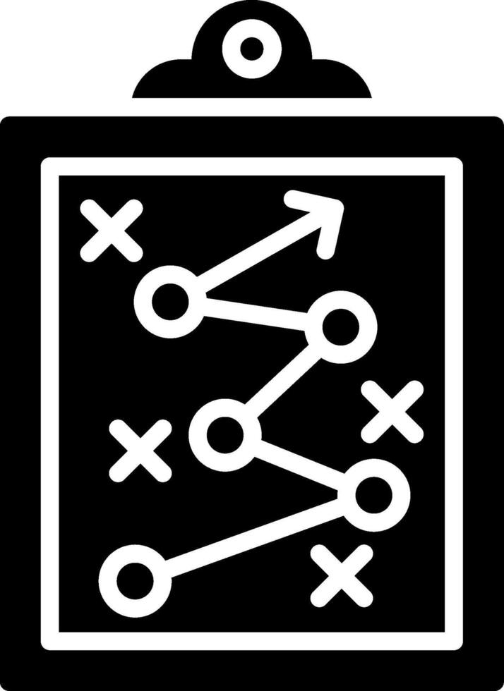 Marketing Strategy Glyph Icon Design vector