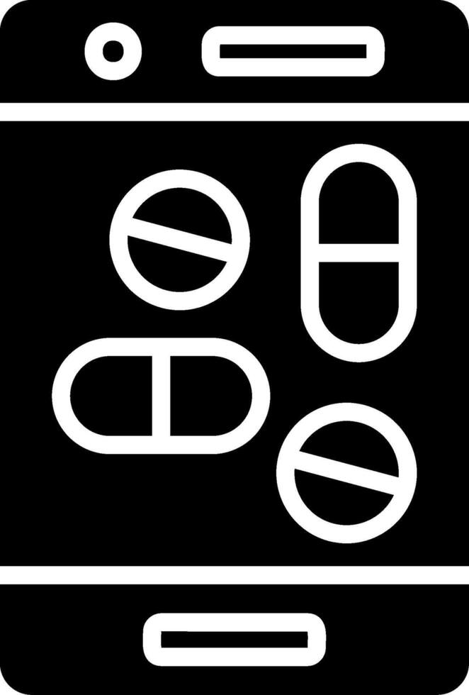OnGlyph Pharmacy Glyph Icon Design vector