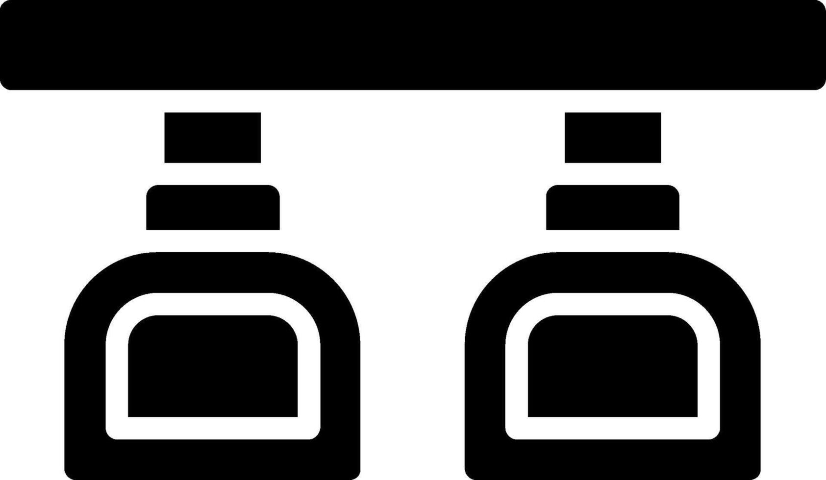 Holder Glyph Icon Design vector