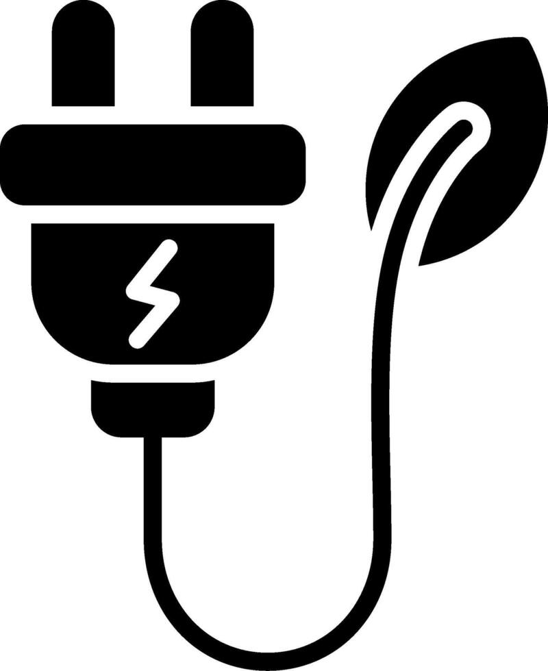 Biomass Glyph Icon Design vector