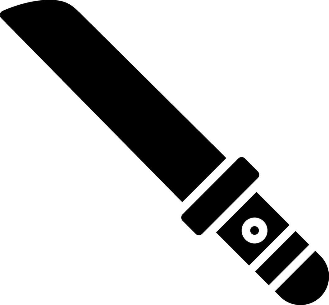 Machete Glyph Icon Design vector