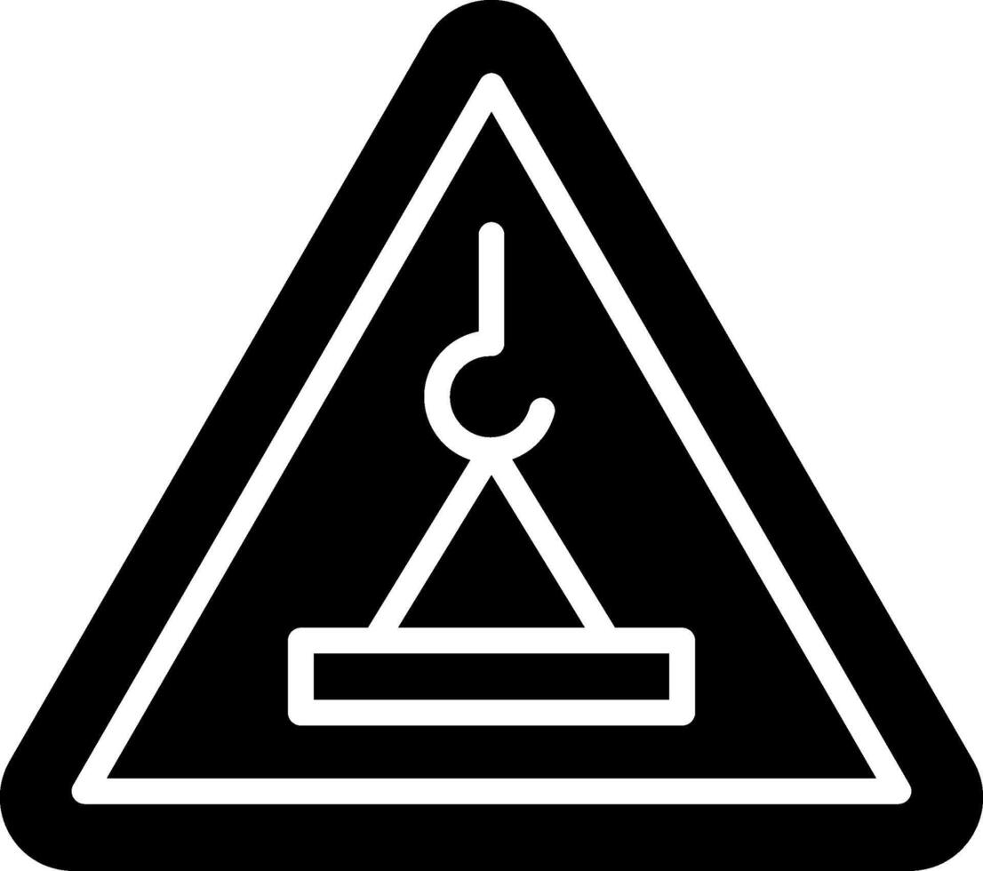 Lifting Glyph Icon Design vector