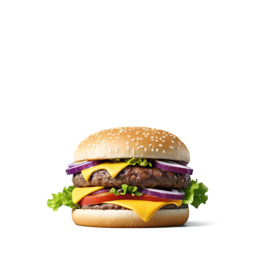 National Cheeseburger Day isolated on transparent background png
