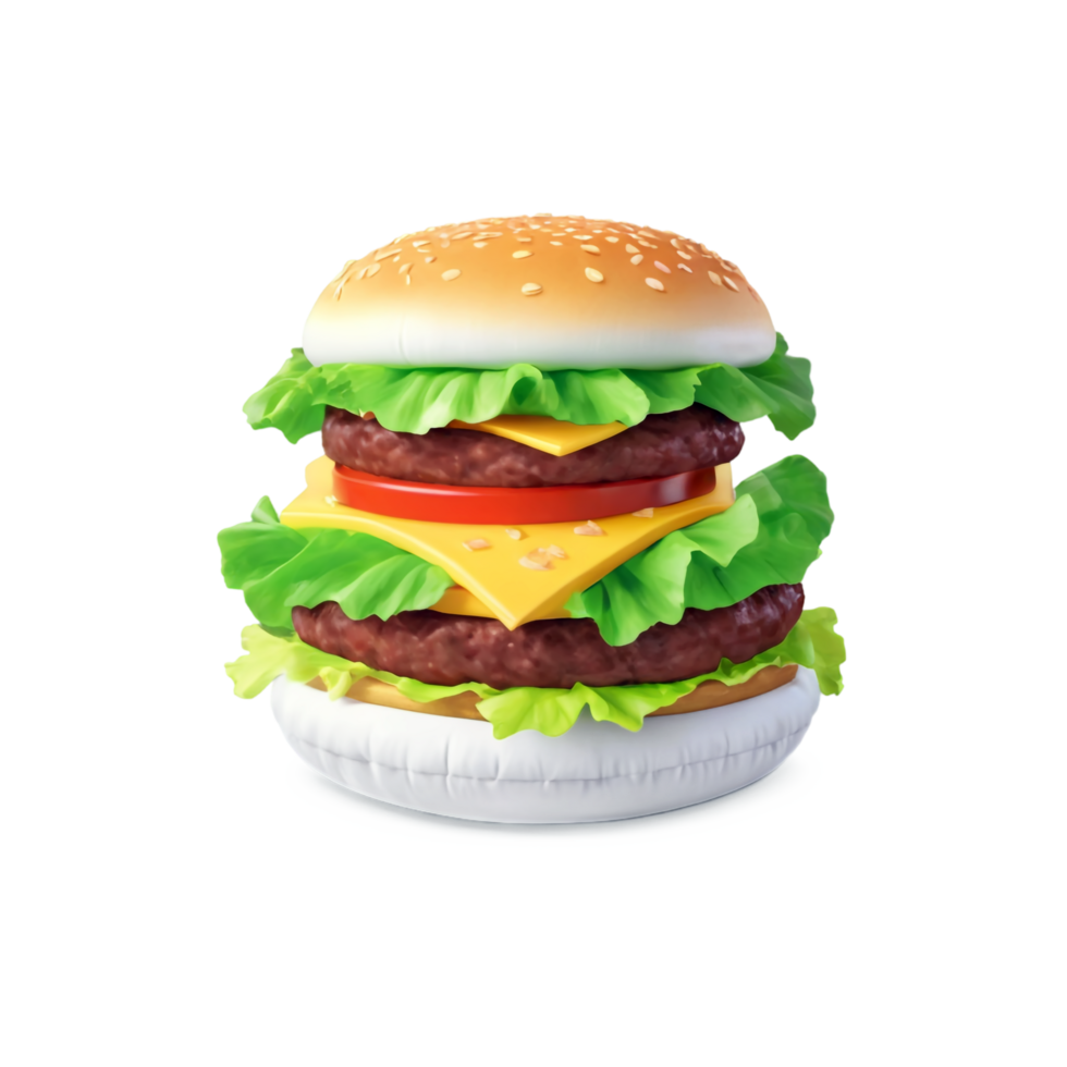 National Cheeseburger Day isolated on transparent background png