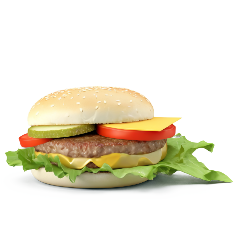National Cheeseburger Day isolated on transparent background png