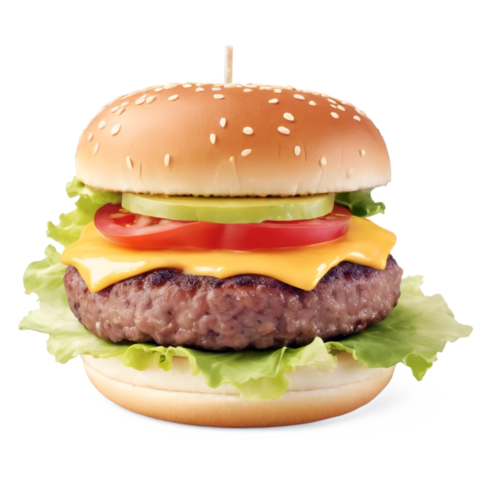 National Cheeseburger Day isolated on transparent background png