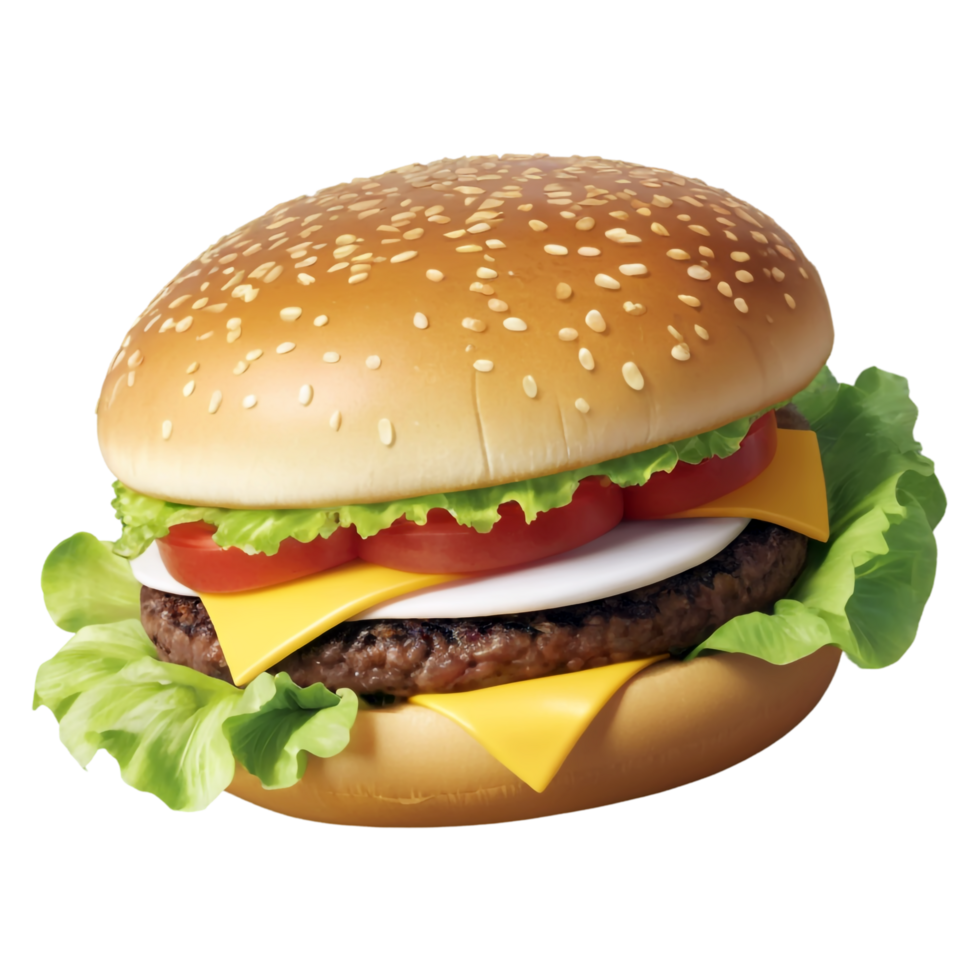 National Cheeseburger Day isolated on transparent background png