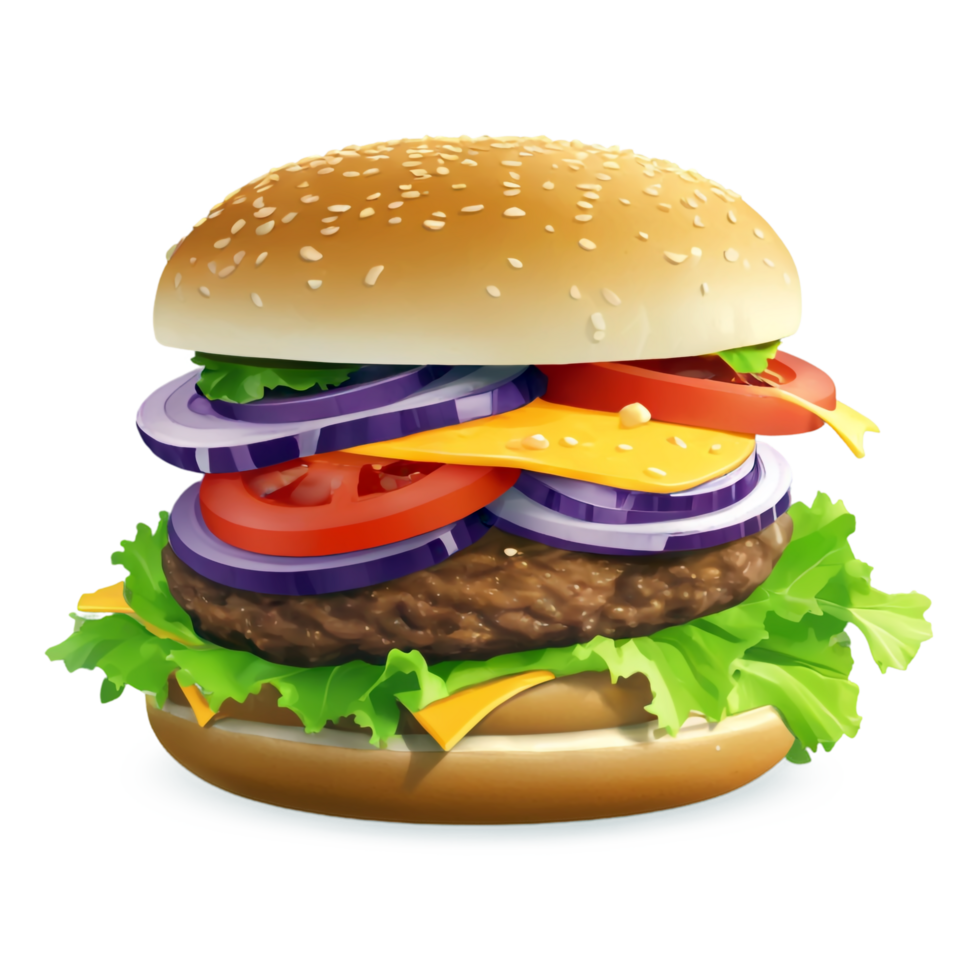 National Cheeseburger Day isolated on transparent background png