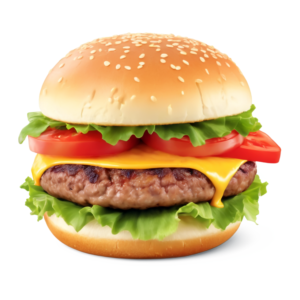 National Cheeseburger Day isolated on transparent background png