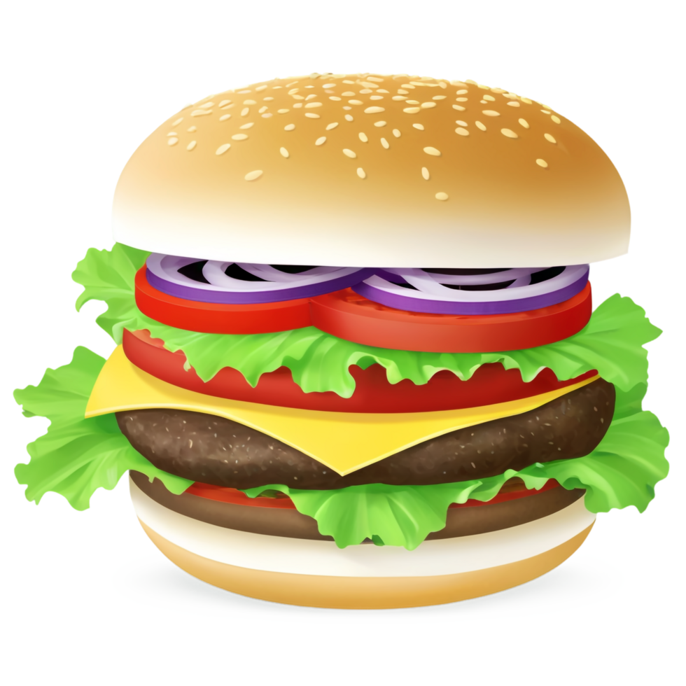 National Cheeseburger Day isolated on transparent background png